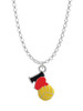 I Love Water polo - Red Heart Charm Necklace
