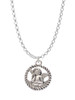 Raphael Angel in Rope Wreath Charm Necklace