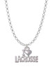 I 'Heart' Lacrosse Charm Necklace
