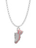 Pink Running Shoe Charm Necklace