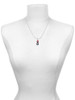 USA Patriotic Flip Flop with White Star Charm Necklace