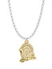 Medium Gold Tone Turkey Charm Necklace