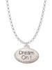 Dream On Oval Charm Necklace