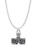 3-D ''Carpe Diem'' Stamp Charm Necklace