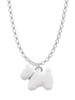 White Westie Dog Charm Necklace