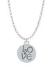 Love Circle Charm Necklace