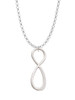 Large Elegant Infinity Sign Charm Necklace