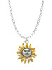 Enamel Sun Charm Necklace