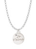 Je T'aime Disc Charm Necklace