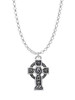 Large Celtic Cross Charm Necklace