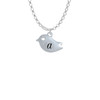 Little Bird Initial - A - Charm Necklace