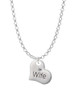 Small Wife Heart Charm Necklace