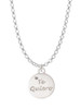 Te Quiero Disc Charm Necklace
