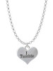 I Tumble Heart Charm Necklace