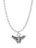 Small 3-D Bee Charm Necklace
