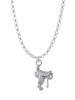 English Saddle Charm Necklace