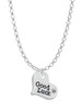 Small Good Luck Heart Charm Necklace