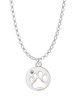 Paw Silhouette Charm Necklace