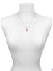 3-D Hot Pink Running Shoe Charm Necklace