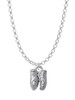 Small Ballet Slippers Charm Necklace