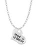 Large Maid of Honor Heart Charm Necklace