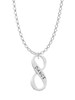 Dance Infinity Sign Charm Necklace