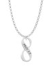 Proverbs 3:5 Infinity Sign Charm Necklace