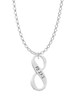 Psalm 23:1 Infinity Sign Charm Necklace