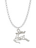 2-D Reindeer Charm Necklace