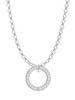 Grandmother Eternity Ring Charm Necklace