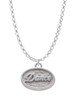 Dance - Oval Seal Charm Necklace