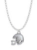 Football Helmet - 2 Sided Charm Necklace