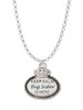 Keep Calm Big Sister is Here Charm Necklace