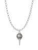Small Golf Ball on Tee Charm Necklace