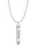 Believe Faith Prayer Hope Bar Charm Necklace