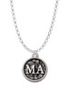 Medical Assistant Caduceus Seal - MA Charm Necklace