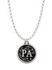 Medical Assistant Caduceus Seal - PA Charm Necklace