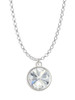 12mm Crystal Rivoli - Clear Charm Necklace