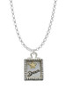 Shadow Box ''Dream'' with Gold Tone Star Charm Necklace