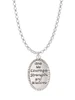 Give Me Courage Strength Wisdom Medallion Charm Necklace