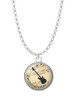 Domed Music - Electric Guitar Charm Necklace