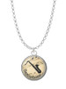 Domed Music - Saxophone Charm Necklace