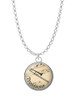 Domed Music - Trombone Charm Necklace
