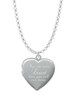 You Are More Loved Engraved Locket Charm Necklace
