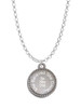 Stainless Steel Disc She Believed She Could So She Did Charm Necklace