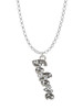 Script ''Believe'' with Clear Crystals Charm Necklace