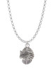 Clam Spinner Charm Necklace