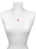 Hot Pink Center Spinner Charm Necklace