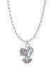 Dolphins Spinner Charm Necklace