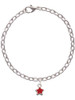 Mini 2-D Red Star Charm Bracelet